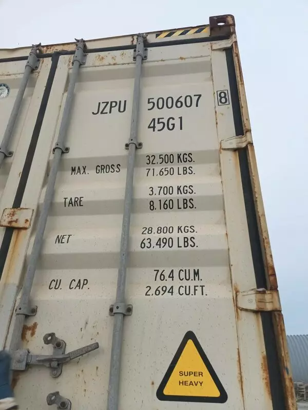 Контейнер 40HC IICL — JZPU5006078