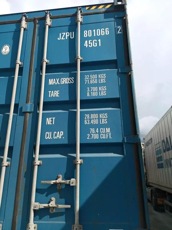 Контейнер 40HC IICL — JZPU8010662