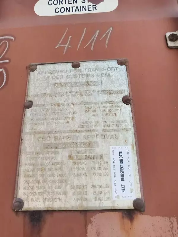 Контейнер 40HC CW — TCLU8648003