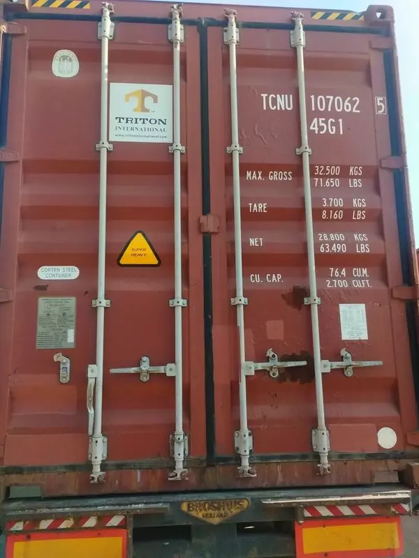 Контейнер 40HQ CW1 — TCNU1070625