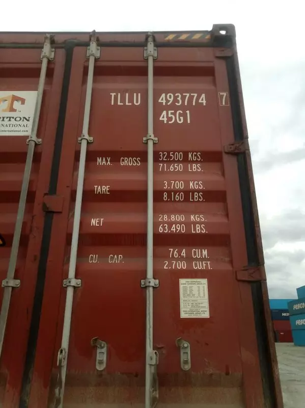 Контейнер 40HC IICL — TLLU4937747